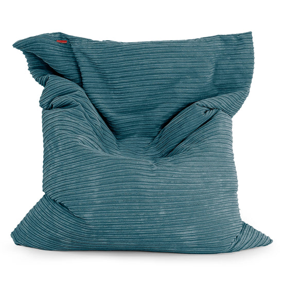 Puff Gigante Cama XL - Pana Clásica Negro 01