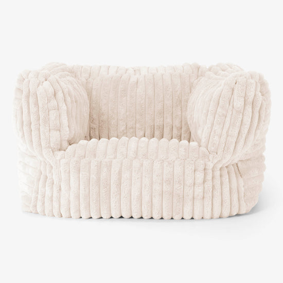 Albert Puff Sillón - Pana de Felpa Ultra Crema 01