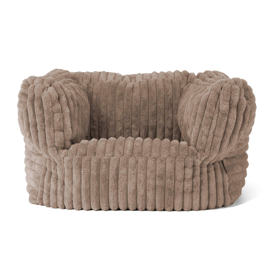 Albert Puff Sillón - Pana de Felpa Ultra Visón 01