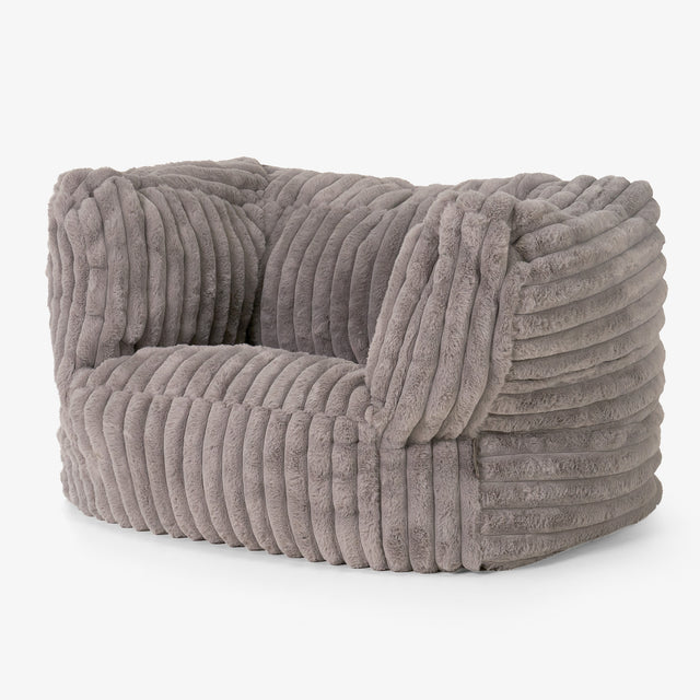 Albert Puff Sillón - Pana de Felpa Ultra Visón 02