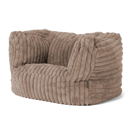Albert Puff Sillón - Pana de Felpa Ultra Visón 03