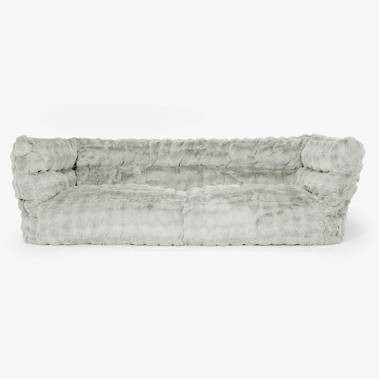 Albert Puf Sofá 3 plazas 2.0 - Piel Sintética de Burbuja Verde Salvia 01