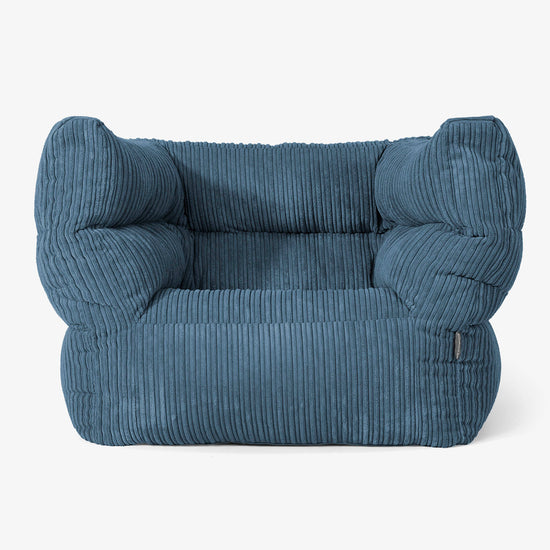 Albert Puff Sillón 2.0 - Pana Clásica Azul marino 01