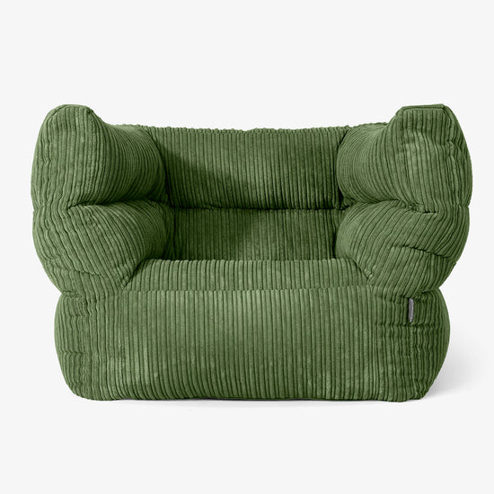Albert Puff Sillón 2.0 - Pana Clásica Bosque Verde 01