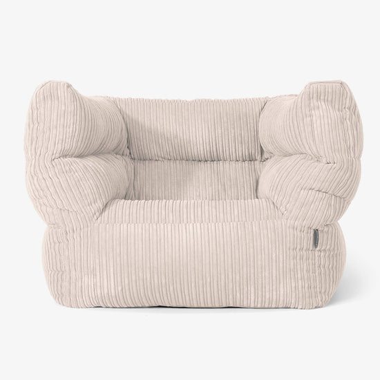 Albert Puff Sillón 2.0 - Pana Clásica Marfil 01