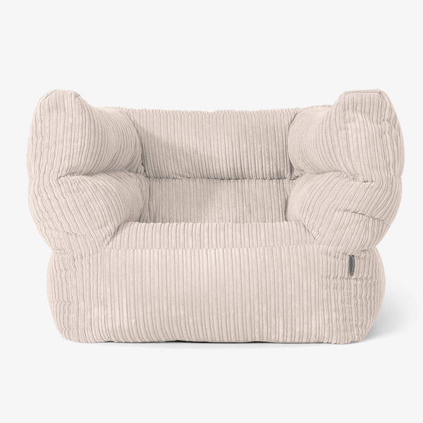 Albert Puff Sillón 2.0 - Pana Clásica Marfil 01
