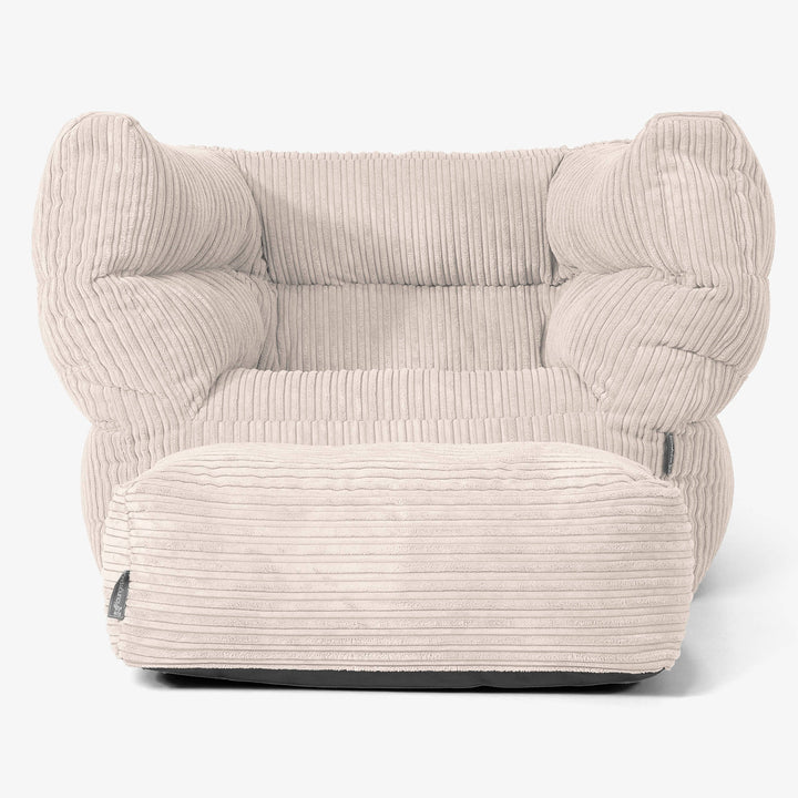 Albert Puff Sillón 2.0 - Pana Clásica Marfil 02