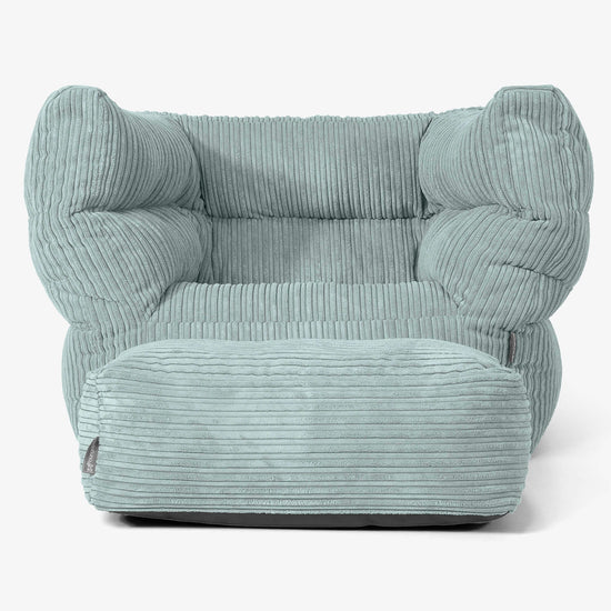 Albert Puff Sillón 2.0 - Pana Clásica Menta 02