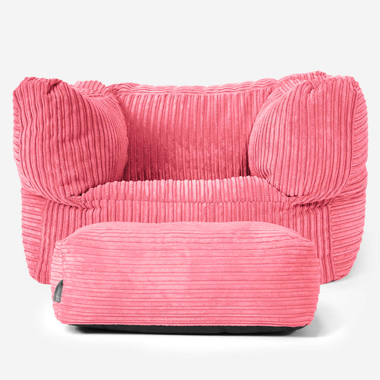 Albert Puff Sillón - Pana Clásica Coral 02