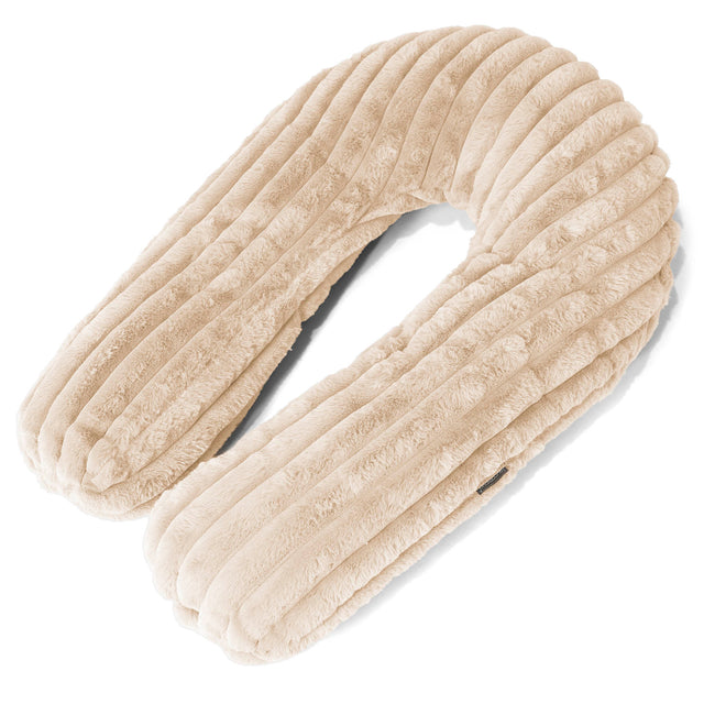 Almohada Abrazo - Pana de Felpa Ultra Crema 01