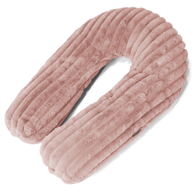 Almohada Abrazo - Pana de Felpa Ultra Rosa Empolvado 01