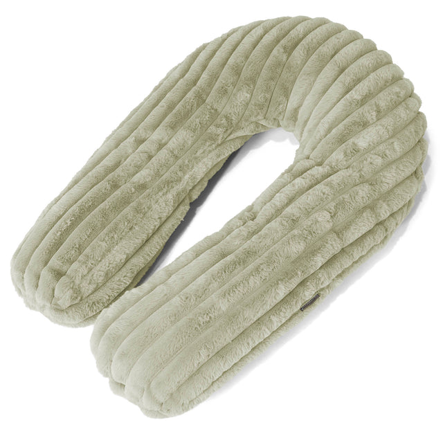 Almohada Abrazo - Pana de Felpa Ultra Verde Salvia 01
