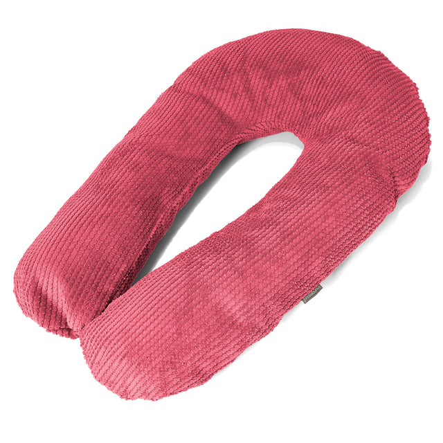 Almohada Abrazo - Pompón Rojo pastel 01