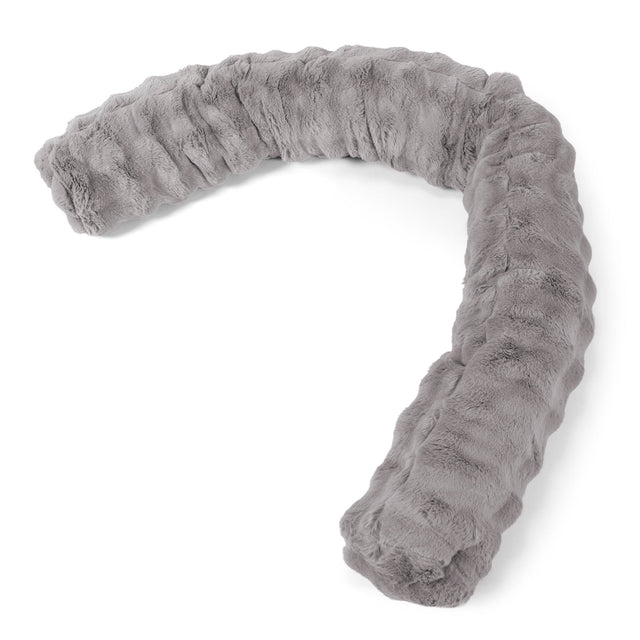 Almohada Gigante para Sofás XL - Piel Sintética de Burbuja Gris 01