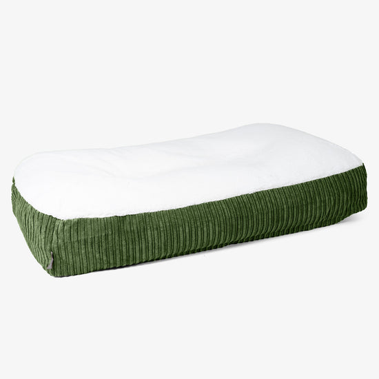 Cama Encorvada para Perros XL - Sherpa & Pana Clásica Bosque Verde 01
