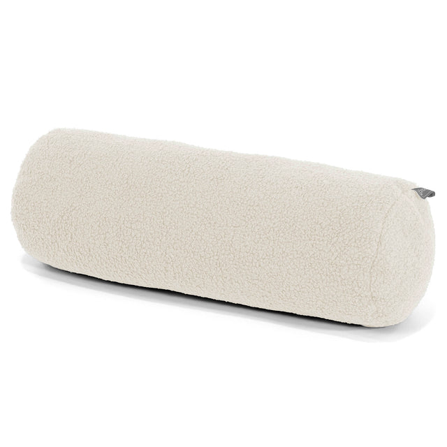 Fundas de Cojín Cilíndrico 20 x 55cm - Boucle Marfil 01