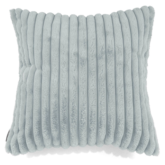 Fundas de Cojín Extra Grande 70 x 70cm - Pana de Felpa Ultra Azul Huevo de Pato 01