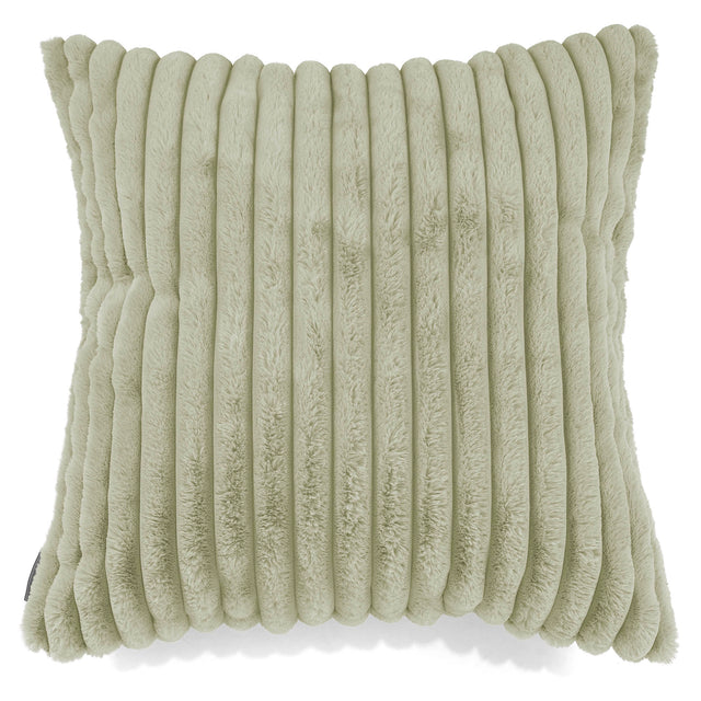 Fundas de Cojín Extra Grande 70 x 70cm - Pana de Felpa Ultra Verde Salvia 01