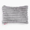 Fundas de Cojín Rectangular 35 x 50cm - Pana de Felpa Ultra Gris 01