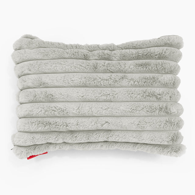 Fundas de Cojín Rectangular 35 x 50cm - Pana de Felpa Ultra Verde Salvia 01