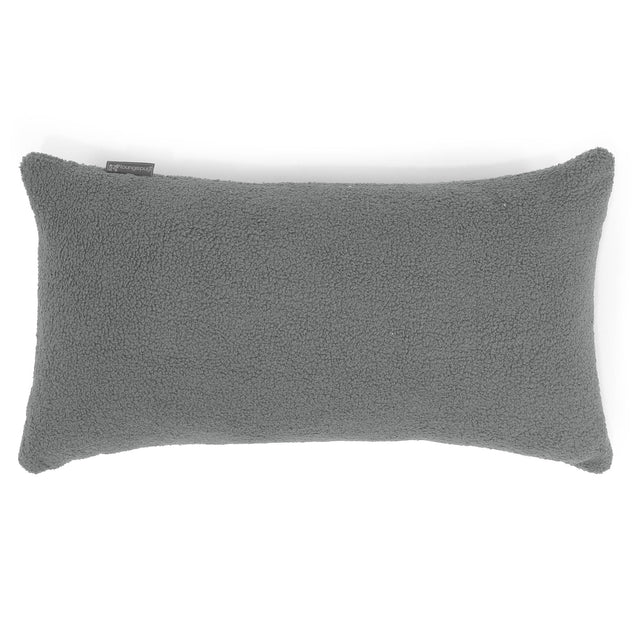 Fundas de Cojín Rectangular Gigante 40 x 70cm - Boucle Gris 01