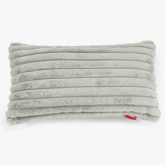 Fundas de Cojín Rectangular Gigante 40 x 70cm - Pana de Felpa Ultra Verde Salvia 01