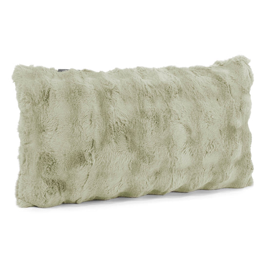 Fundas de Cojín Rectangular Gigante 40 x 70cm - Piel Sintética de Burbuja Verde Salvia 02