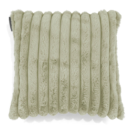 Fundas de Cojín 47 x 47cm - Pana de Felpa Ultra Verde Salvia 01