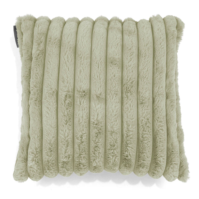 Fundas de Cojín 47 x 47cm - Pana de Felpa Ultra Verde Salvia 01