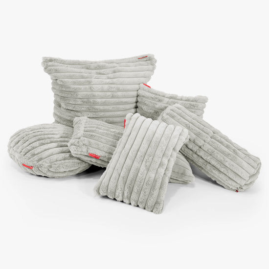 Fundas de Cojín 47 x 47cm - Pana de Felpa Ultra Verde Salvia 03