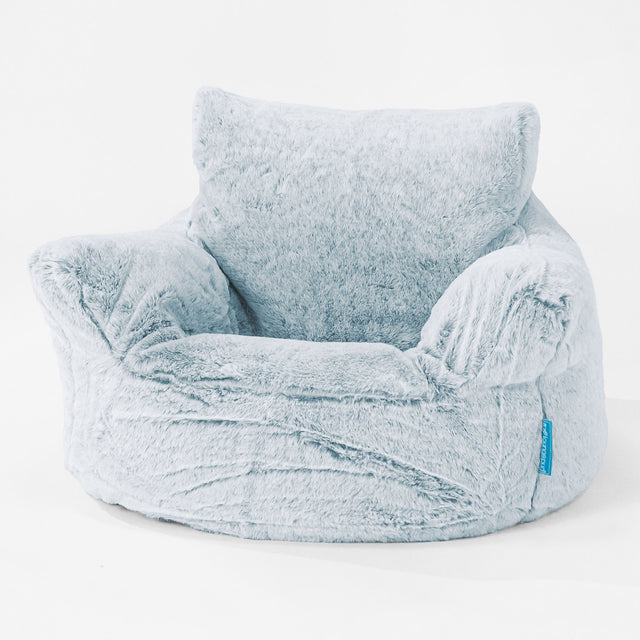Puff Sillón para niños 1-3 años Funda de Repuesto - Piel de Conejo Sintética 01