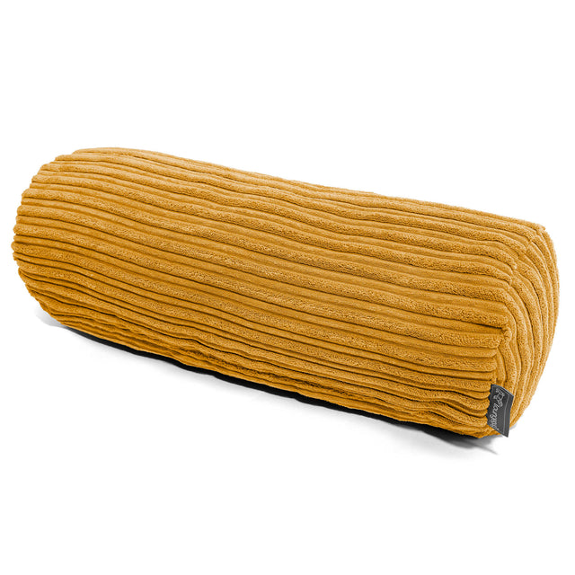 Fundas de Cojín Cilíndrico 20 x 55cm - Pana Clásica Miel Dorada 01