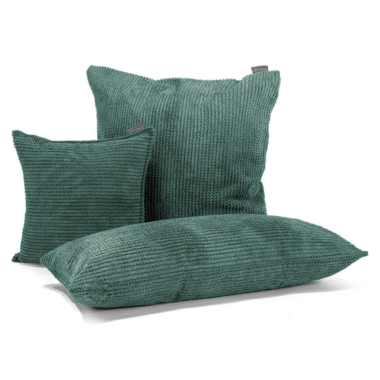 Fundas de Cojín Extra Grande 70 x 70cm - Pompón Verde Musgo 04
