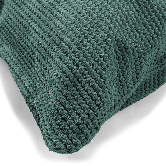 Fundas de Cojín Rectangular 35 x 50cm - Pompón Verde Musgo 02