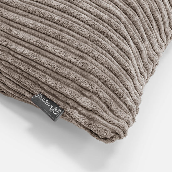 Fundas de Cojín Redondo 50cm - Pana Clásica Marrón empolvado 02