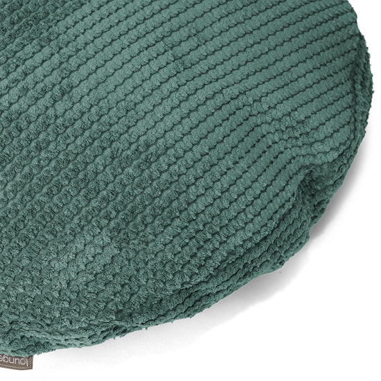 Fundas de Cojín Redondo 50cm - Pompón Verde Musgo 02
