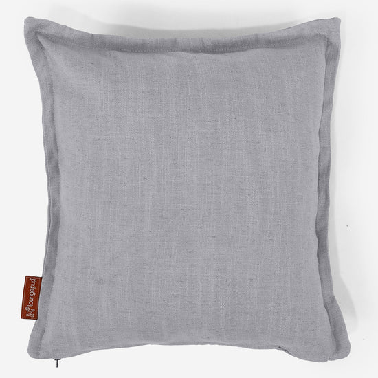 Fundas de Cojín 47 x 47cm - Aspecto de Lino Plata 01