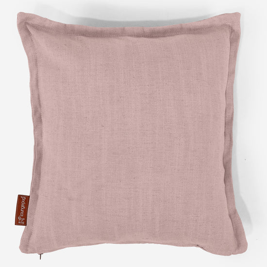 Fundas de Cojín 47 x 47cm - Aspecto de Lino Rosa 01