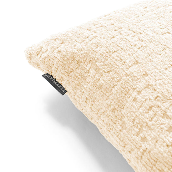 Fundas de Cojín 47 x 47cm - Chenilla Premium Marfil 02