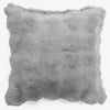 Fundas de Cojín 47 x 47cm - Piel Sintética de Burbuja Gris 01