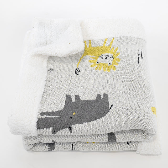 Manta de Sofá - Punto Safari 03