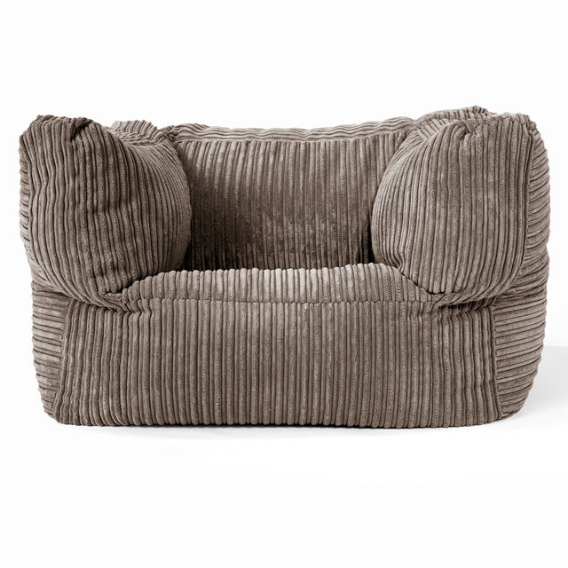 Albert Puff Sillón - Pana Clásica Marrón empolvado 01