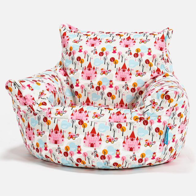 Puff Sillón para niños 1-3 años - Estampado Para Niños Princesa 01