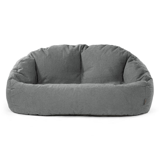 Puf Grande Bubble - Boucle Gris 01