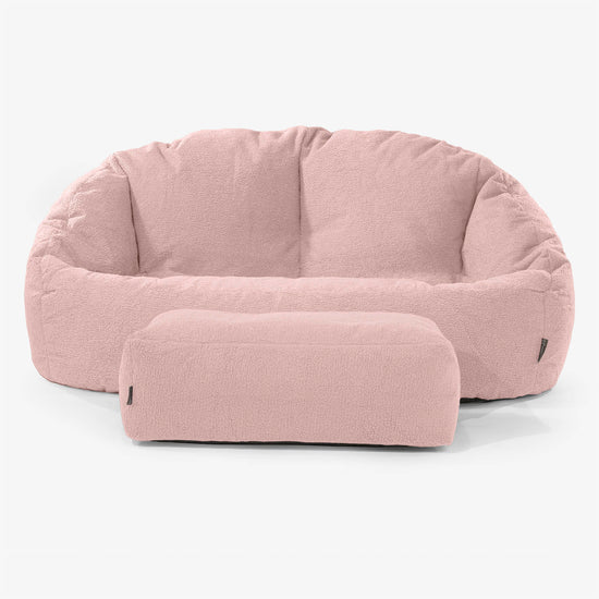 Puf Grande Bubble - Boucle Rosa 02
