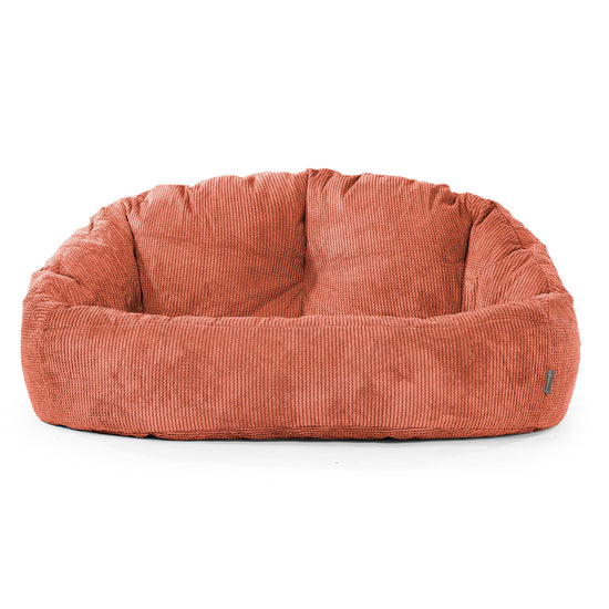 Puf Grande Bubble - Pompón Naranja Calabaza 01