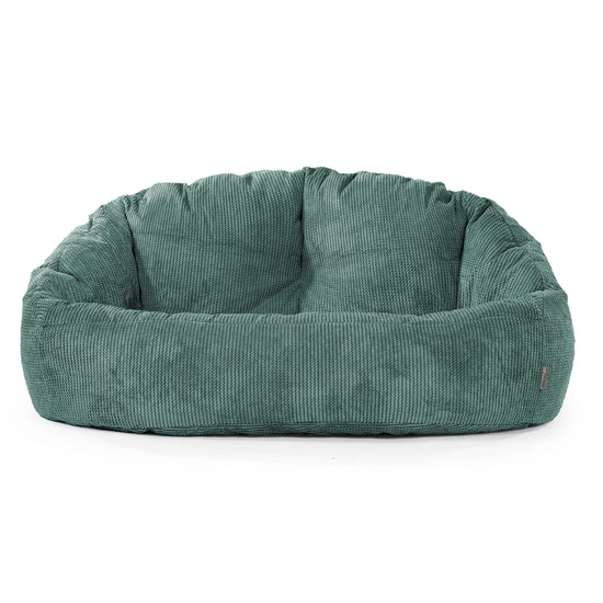 Puf Grande Bubble - Pompón Verde Musgo 01