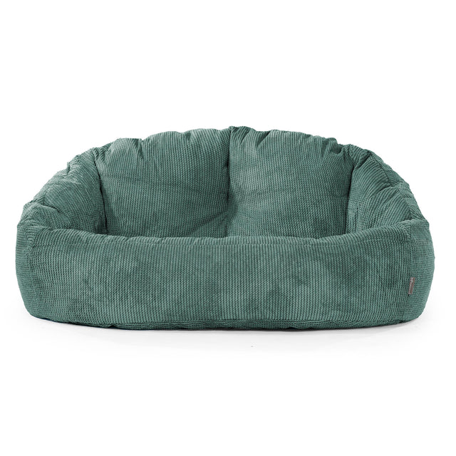 Puf Grande Bubble - Pompón Verde Musgo 01