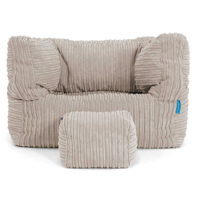 Puf Silla Alberto para Niños 1-5 años - Pana Clásica Visón 03