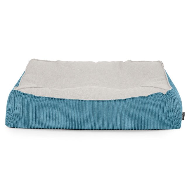 Puf Sillón Encorvado - Boucle & Pana Clásica Egeo Azul 02